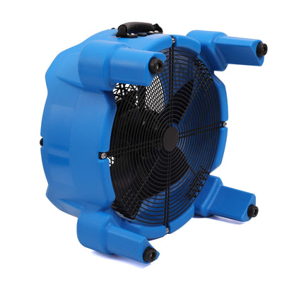 DRYPRO AM30DF 1/4 HP 3000 CFM Axial Air Mover Blower Fan - Powerful Down Draft Fan for Drying, Cooling, and Ventilation