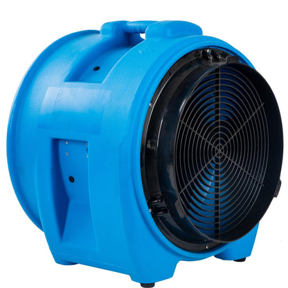 DRYPRO 16-Inch Axial Blower Exhaust Fan - 1HP, 5000 CFM, 200pa, Durable, Stackable, Ductable for Efficient Ventilation