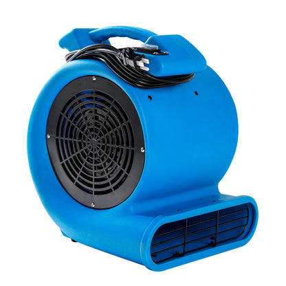 DRYPRO 1/2hp Air Mover Floor Drying Blower Fan - Powerful 1/2HP Motor Carpet Dryer, 2200 CFM Air Flow, Lightweight Design, 2-Speed Settings for Drying, Cooling & Circulation