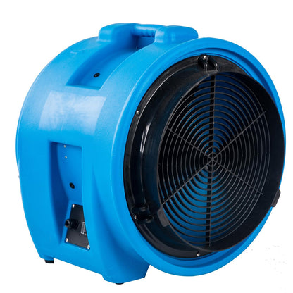 DRYPRO 16-Inch Axial Blower Exhaust Fan - 1HP, 5000 CFM, 200pa, Durable, Stackable, Ductable for Efficient Ventilation