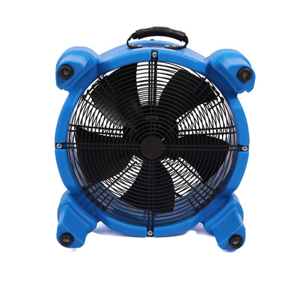 DRYPRO AM30DF 1/4 HP 3000 CFM Axial Air Mover Blower Fan - Powerful Down Draft Fan for Drying, Cooling, and Ventilation